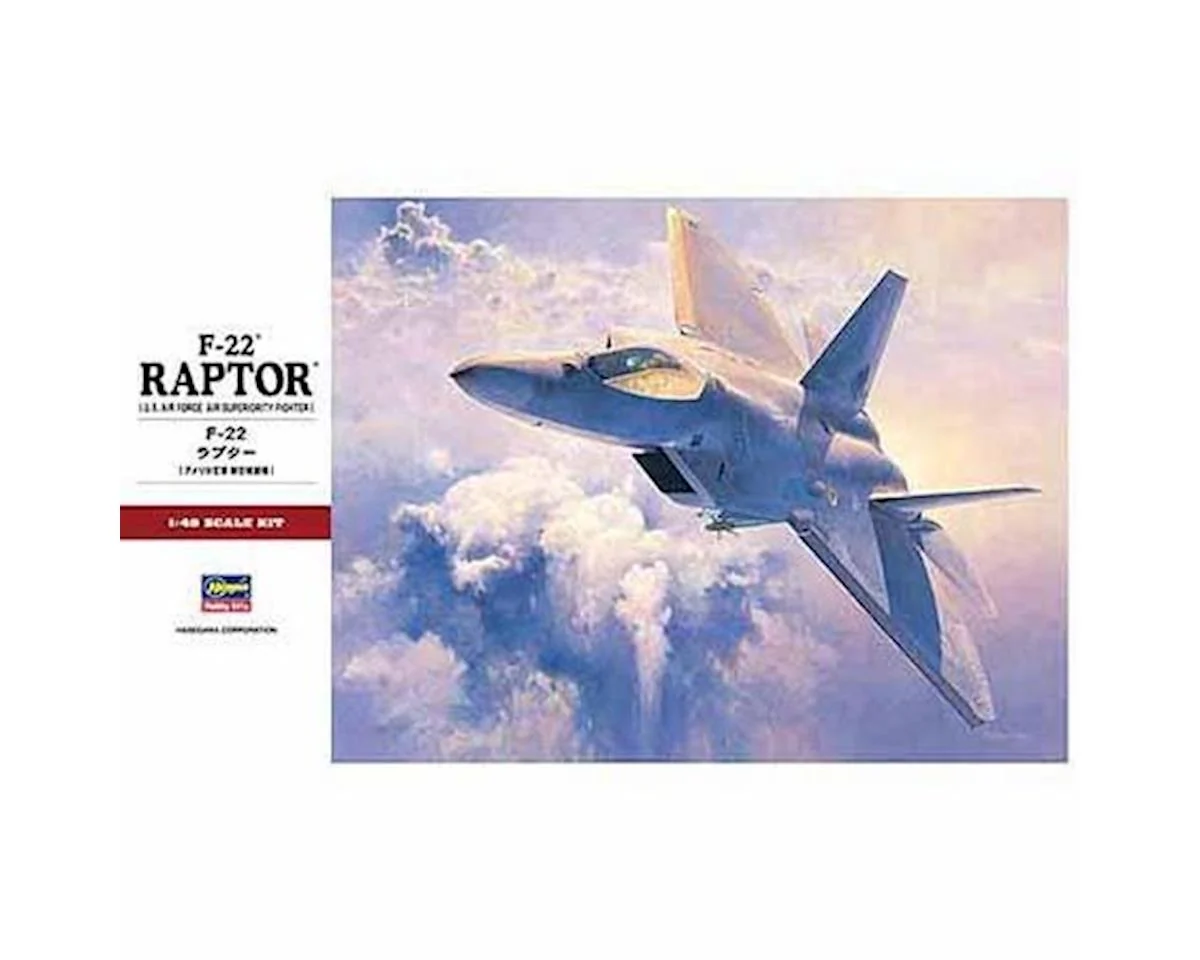 1/48 Hasegawa F-22 Raptor Plast