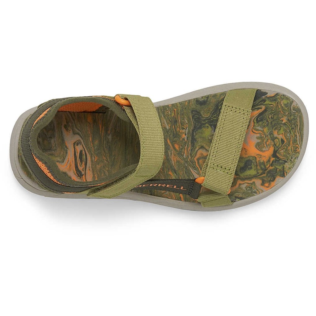 Merrell Kahuna Web 2.0 Shoes Kids - olive/orange