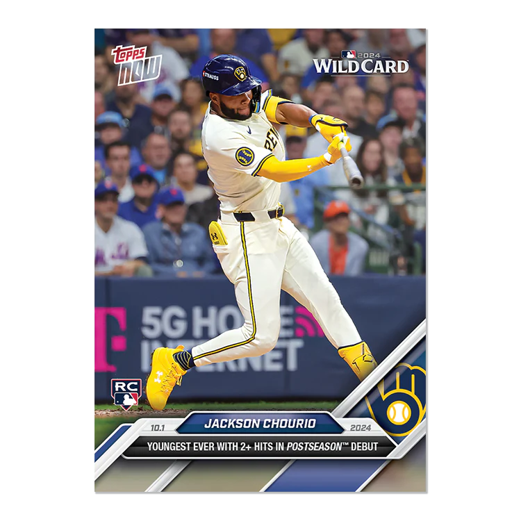 Jackson Chourio - 2024 MLB Topps NOW® Card 786