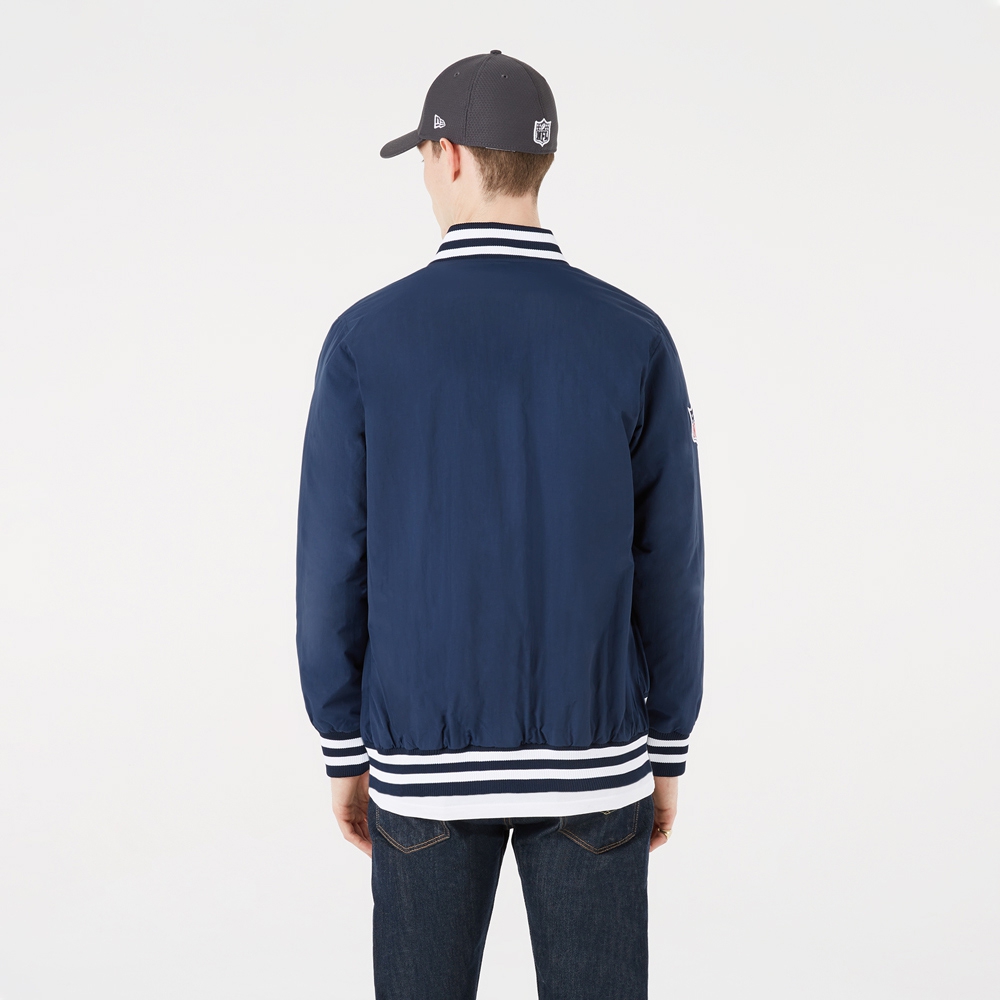 New England Patriots Wordmark New Era NFL Bomber Jacket