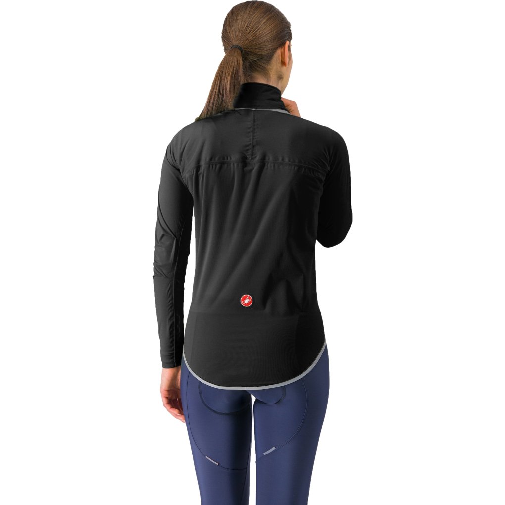 Castelli Ultra Rain Cape Jacket Women - black/silver reflex 010