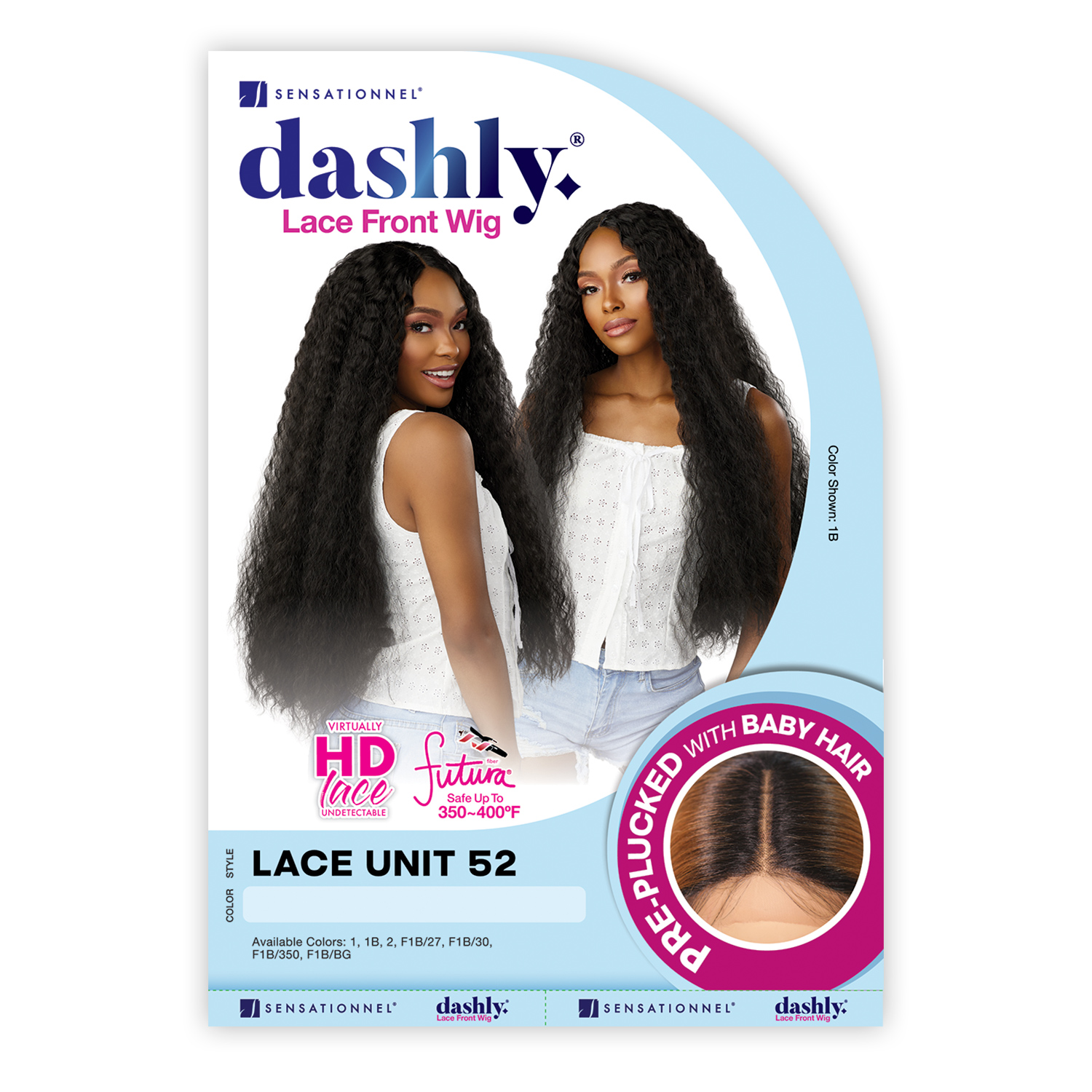 Sensationnel Dashly HD Lace Front Wig Lace Unit 52