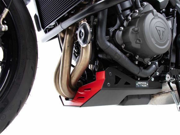 Hepco & Becker engine guard - black/redTRIUMPH 660 TRIDENT 660 - 2021 - 2024Ref : HBE02507A / 8107612 00 41