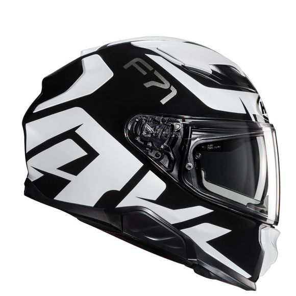 HJC F71 Full Face Helmet - BARD - Black / WhiteRef: Hj1111-C57656