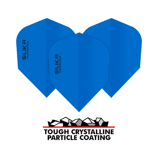 Harrows Silica Solid Tough Crystalline Coating Blue No6 Flights