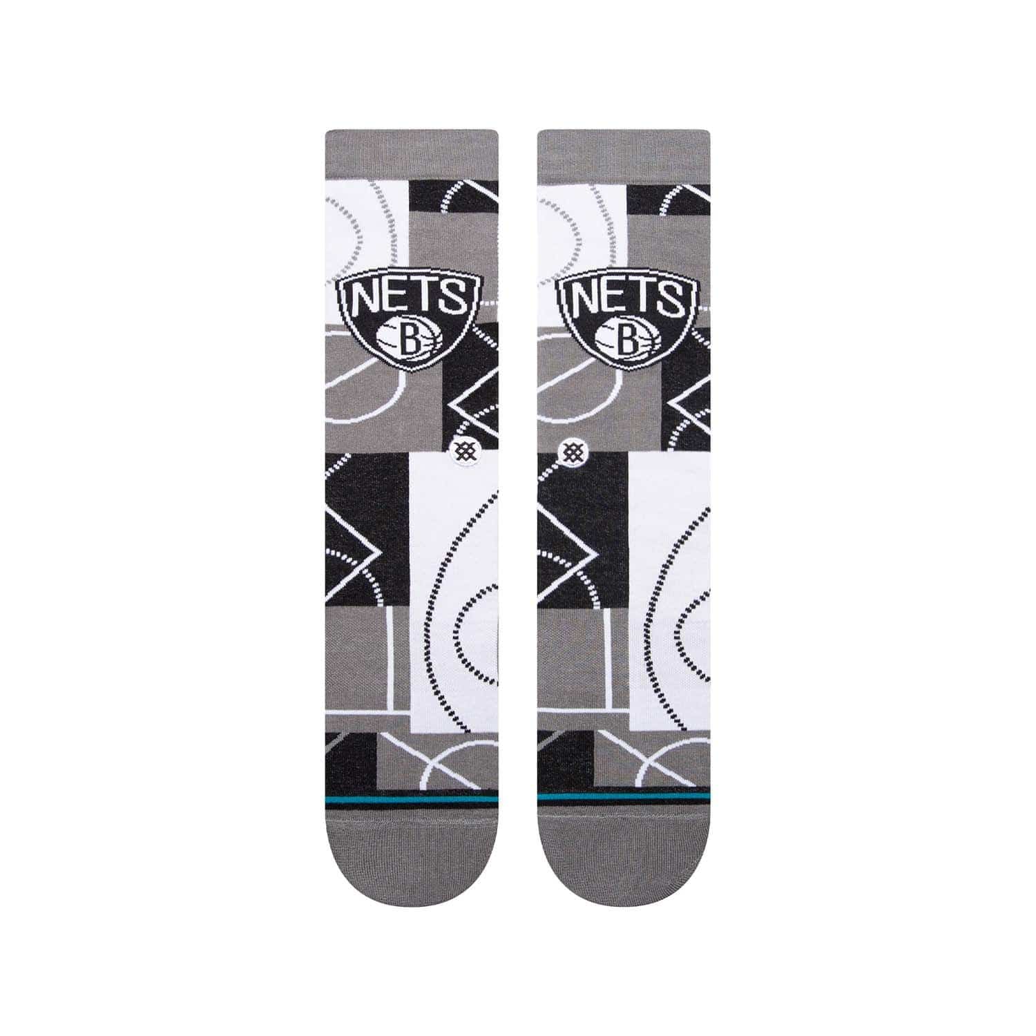 Brooklyn Nets Zone Stance NBA Crew Socks