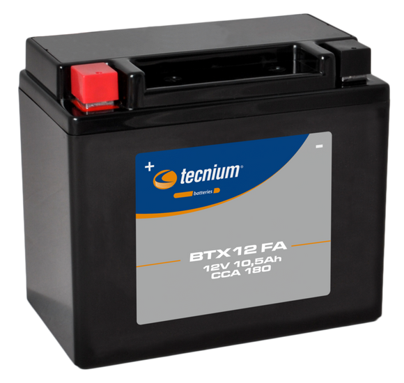Tecnium Maintenance-Free Factory-Activated Battery - BTX12Ref: Te02424A / 1105546
