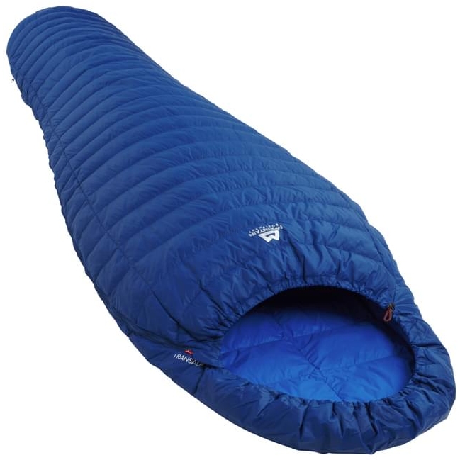 Mountain Equipment TransAlp Long Sleeping Bag ME-006129 - zip left - admiral blue