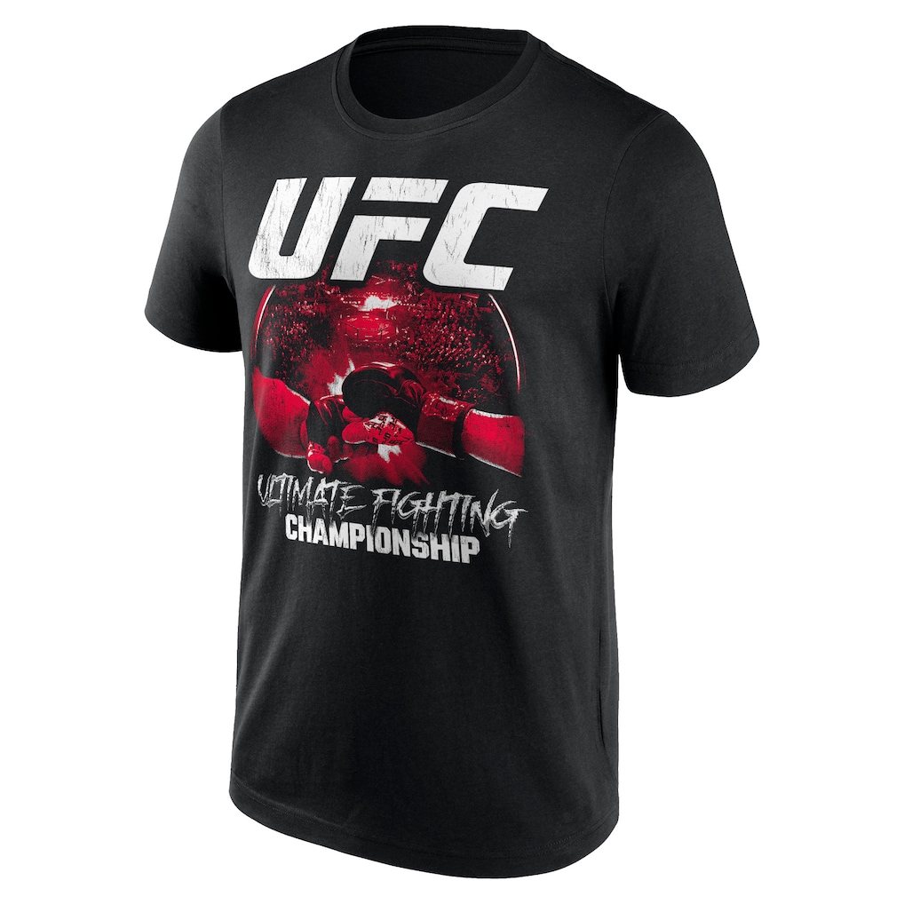 UFC Touch Gloves T-Shirt - Black - Mens