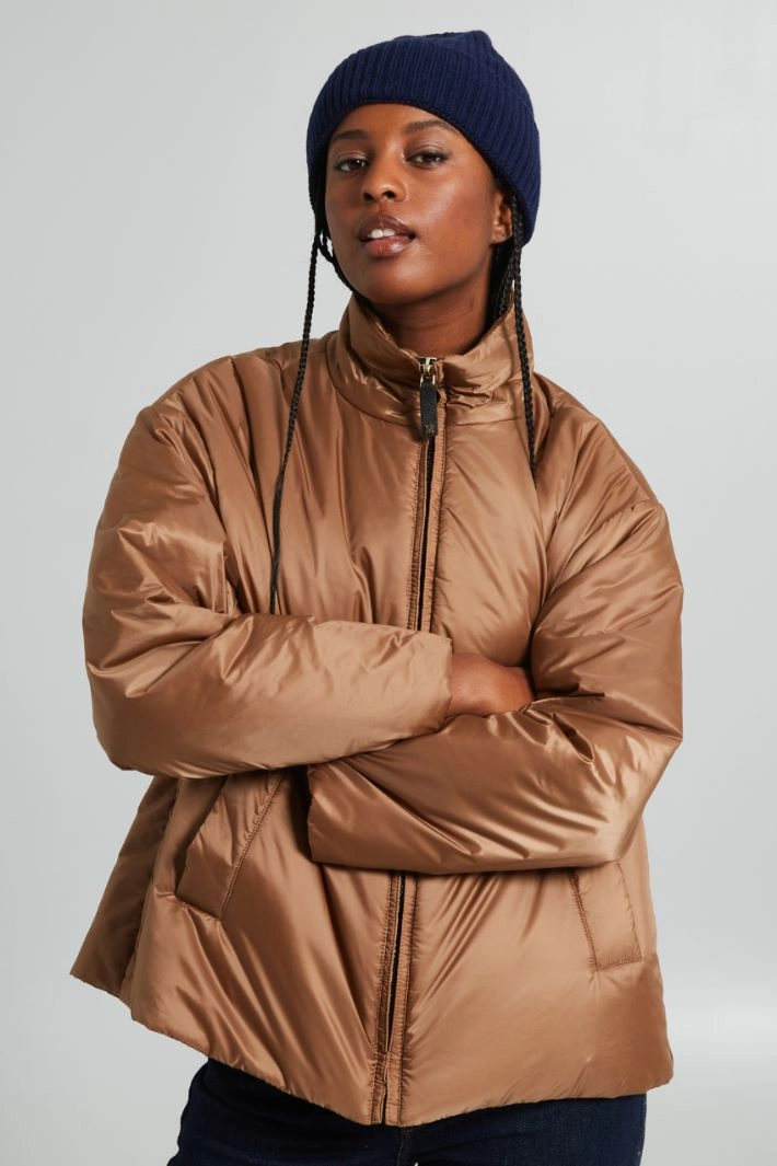 Turn-up beanie hat - NIGHT BLUE