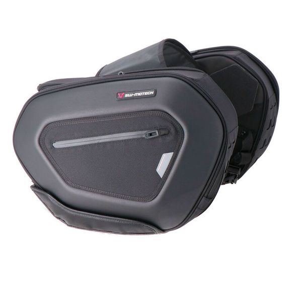 SW-MOTECH PRO BLAZE saddlebags (2 x 20 liters) WITH RACK - BlackRef: swm0606 / bc.hta.01.740.35900