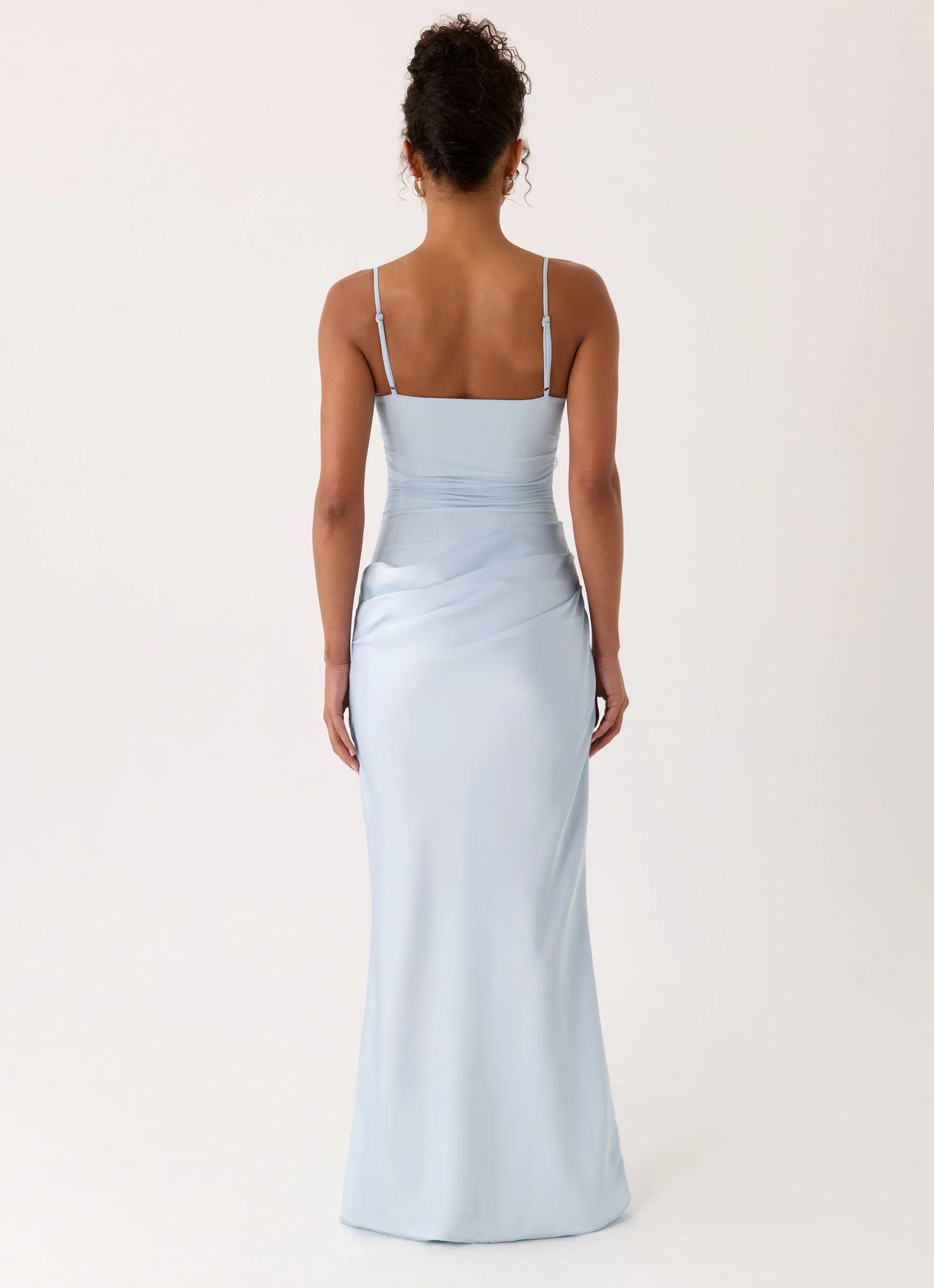Peasella Maxi Dress - Blue
