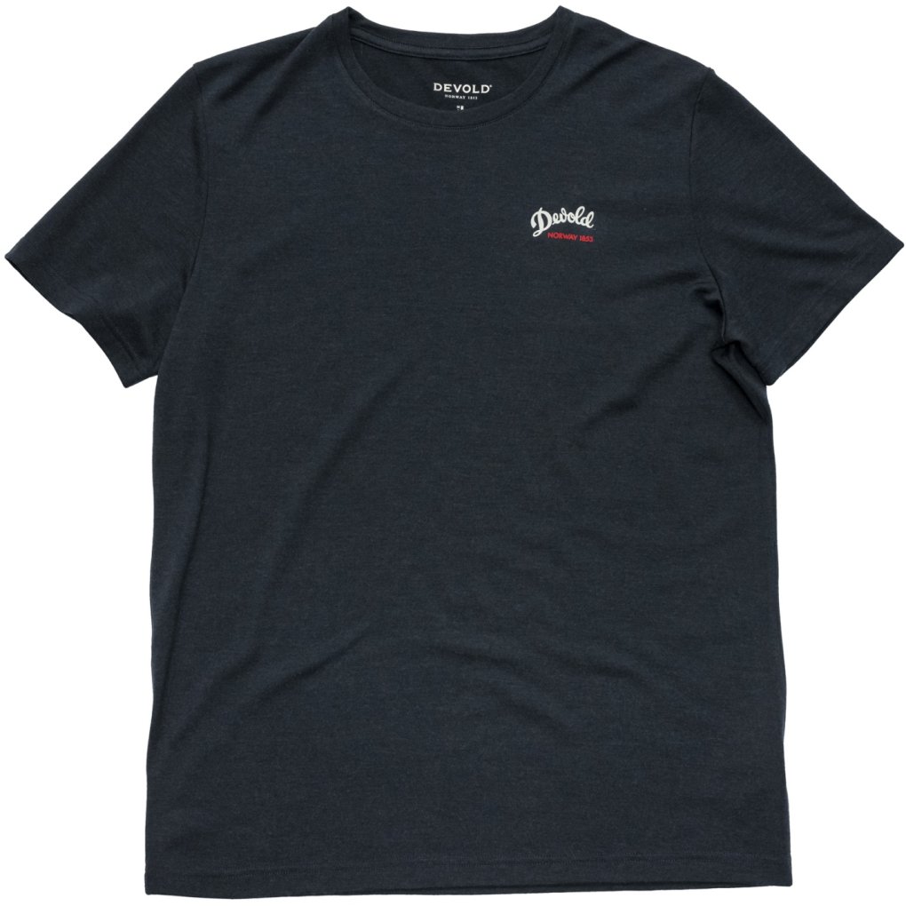 Devold Classic Script Tee Men - 284A Ink