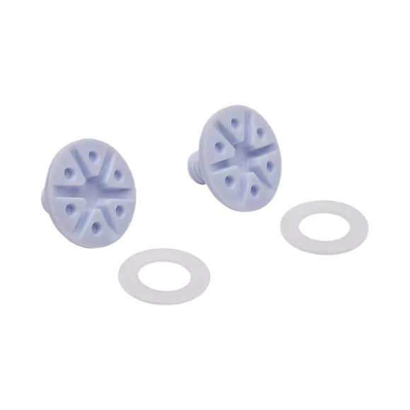 Kit Visserie Casque TT Fox V1 VISOR SCREW KIT 2026 - Blanc / NoirRef : FX5856 / 31240-008-OS