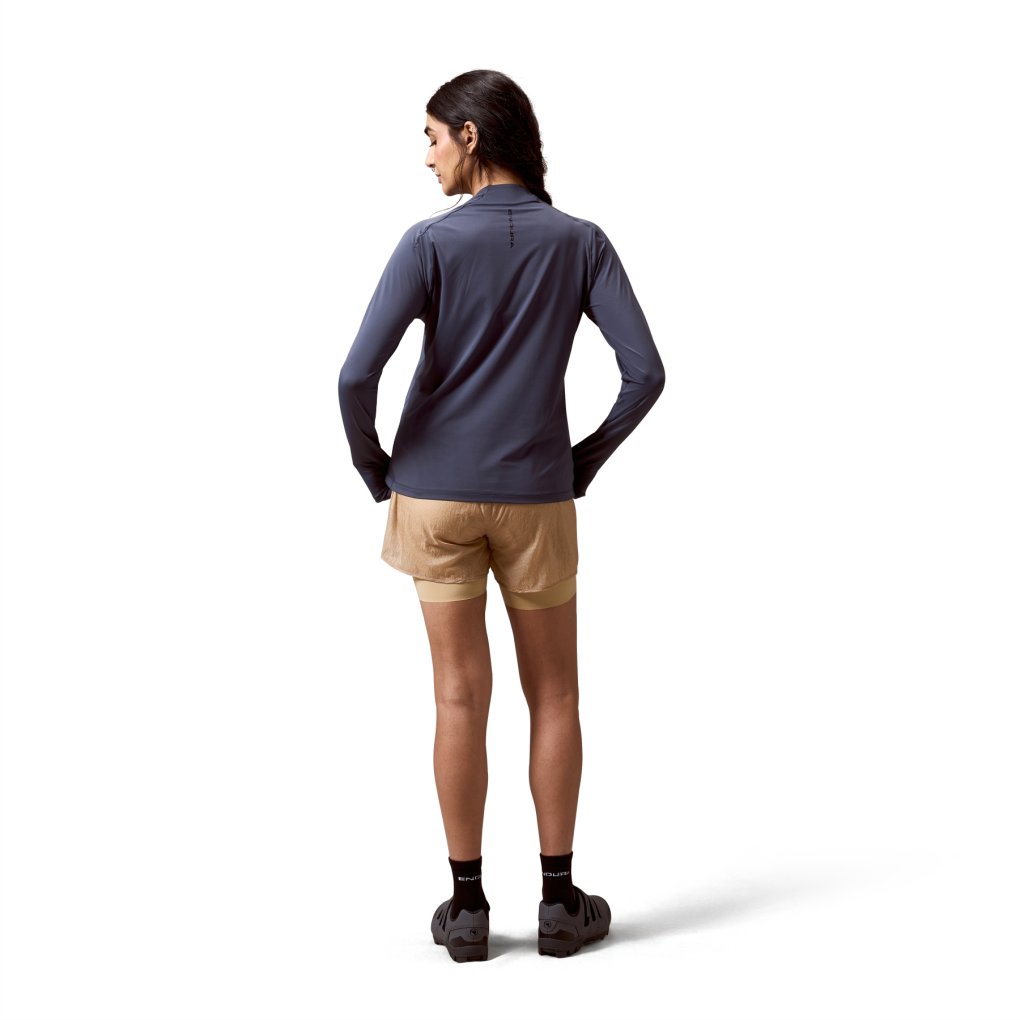 Endura Alltrack Rout Tech Long Sleeve Tee Women - carbon grey
