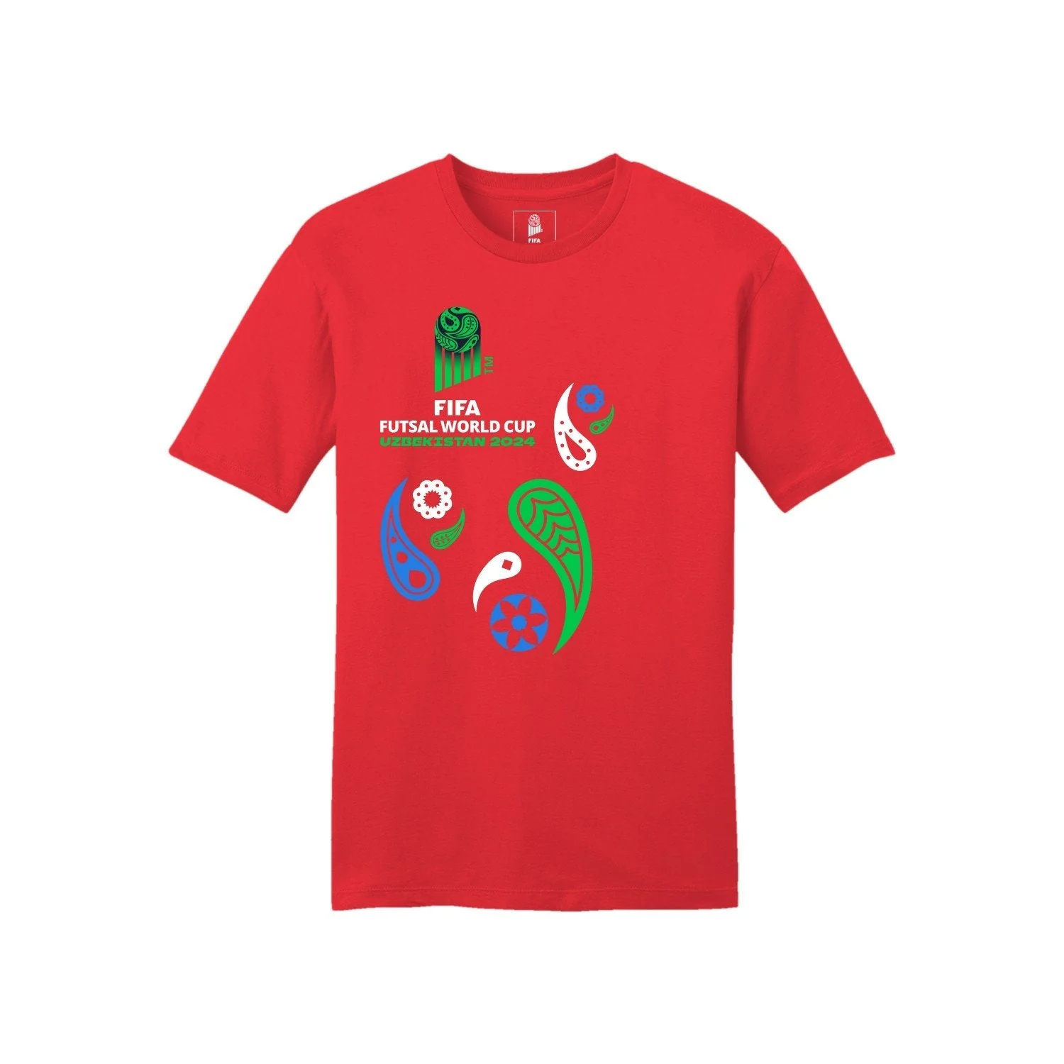 World football competition Futsal World Cup Uzbekistan 2024™ Red Pepper T-Shirt - Unisex
