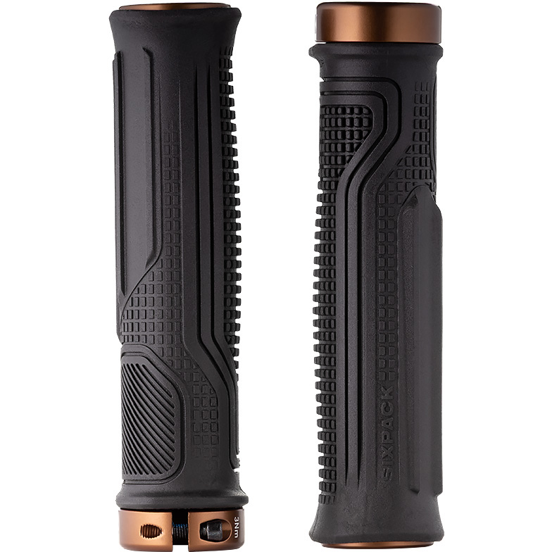 Sixpack Millenium AL Grips - Black/Bronze