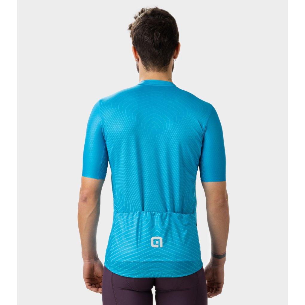 Alé PR-S Zig Zag Short Sleeve Jersey Men - sky blue