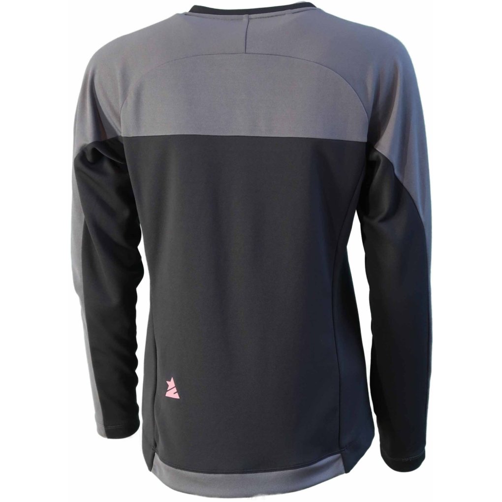 Zimtstern Bulletz Long Sleeve MTB Shirt Women - Pirate Black/Gun Metal