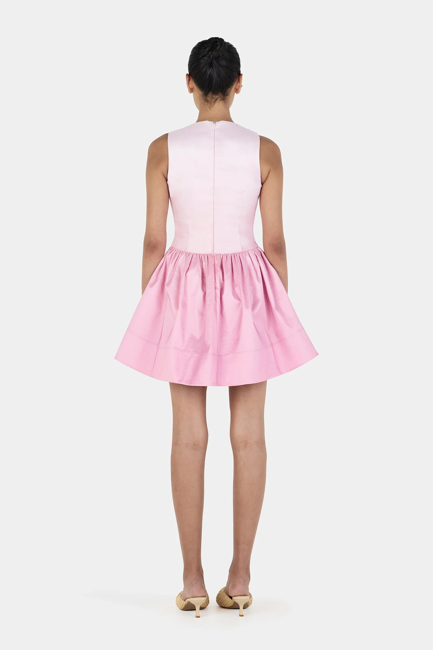 Mia Mini Taffeta Dress Rosewash Taffeta