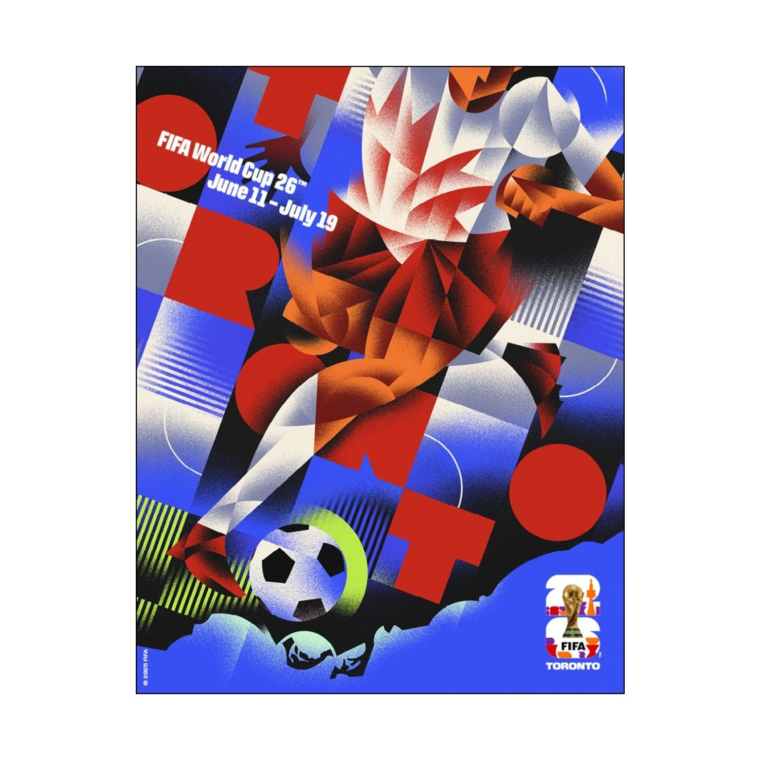 2026 Soccer Fan Collection Toronto Host City Poster