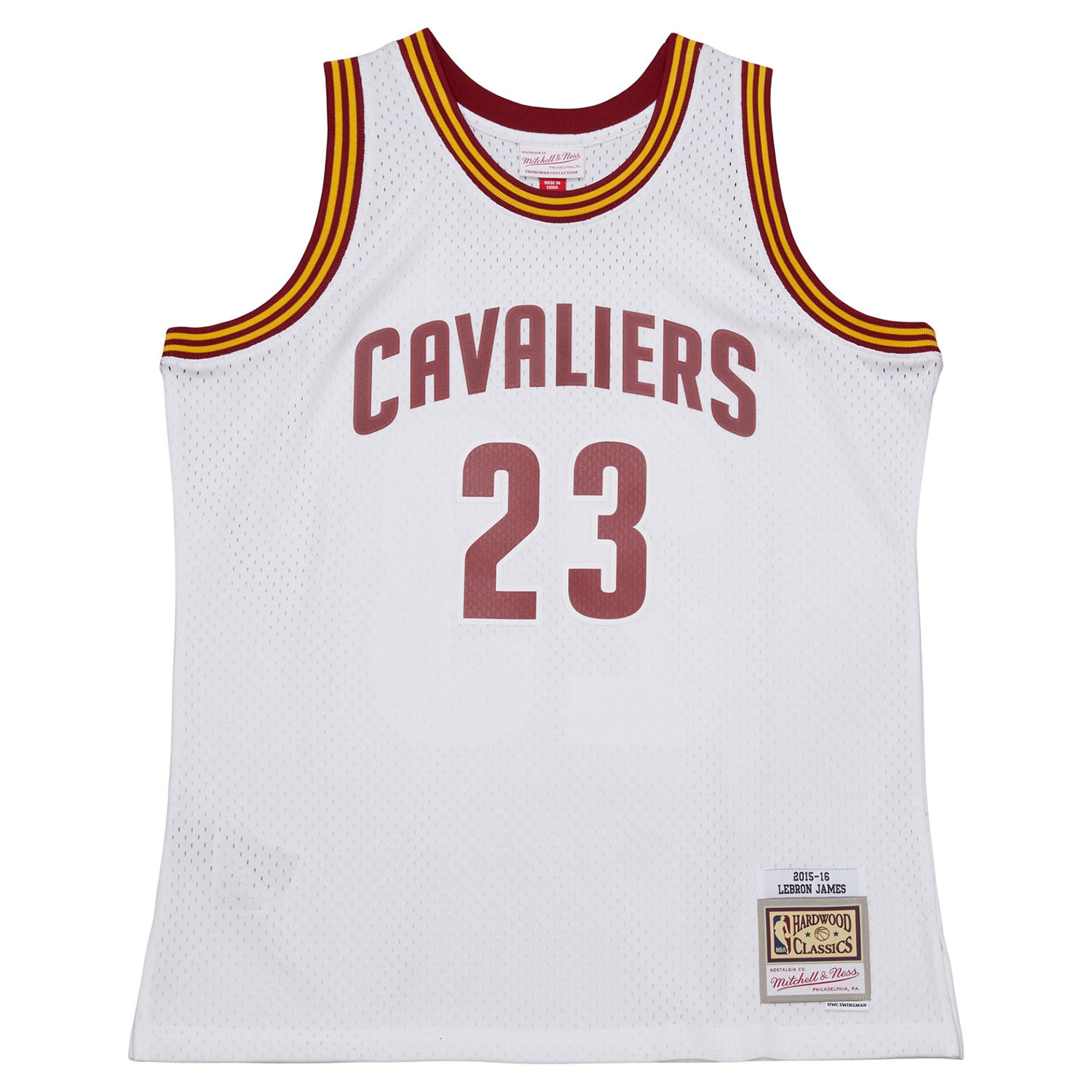 LeBron James #23 Cleveland Cavaliers 2015-16 Swingman NBA Jersey White