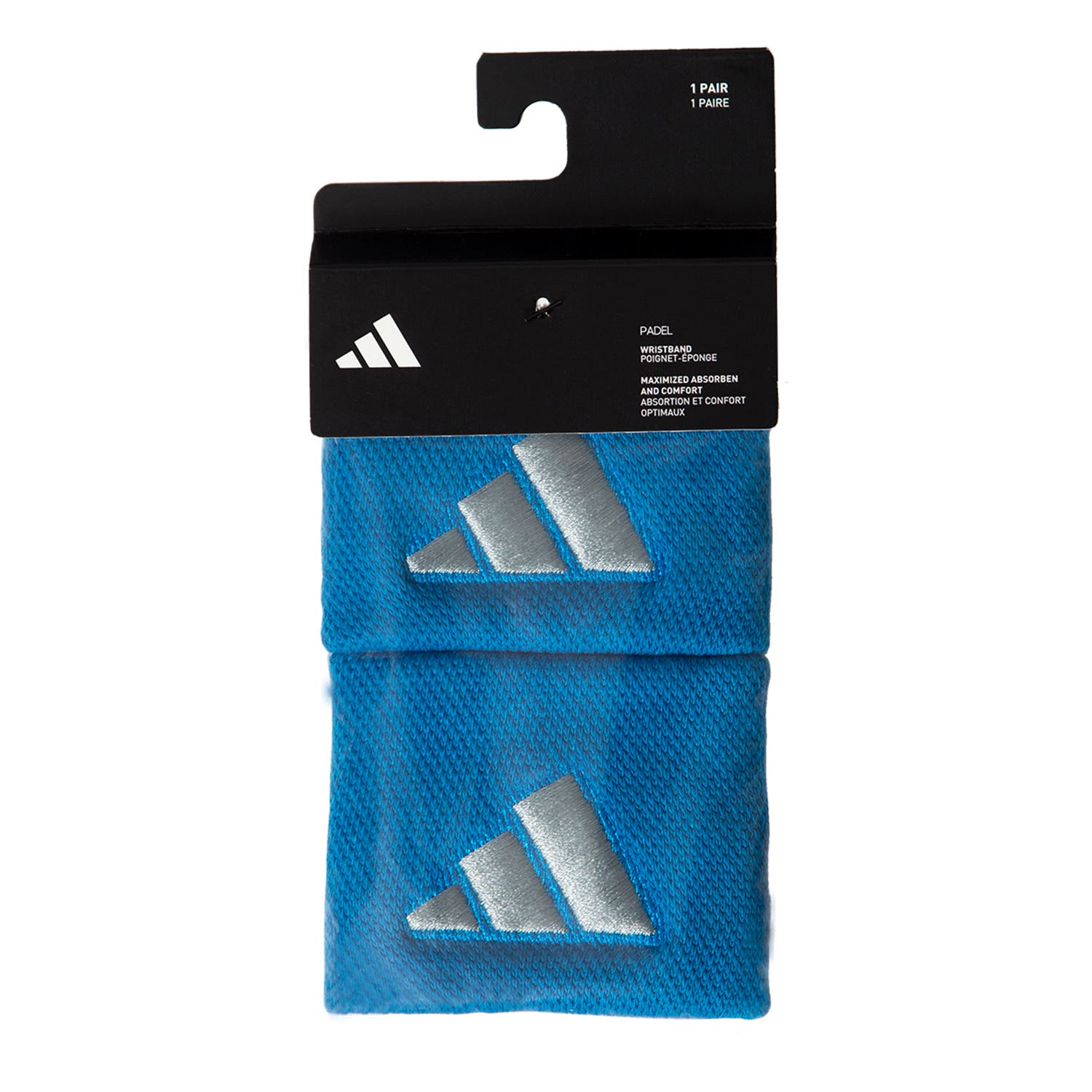 PAIR ADIDAS S WRISTBANDS BLUE