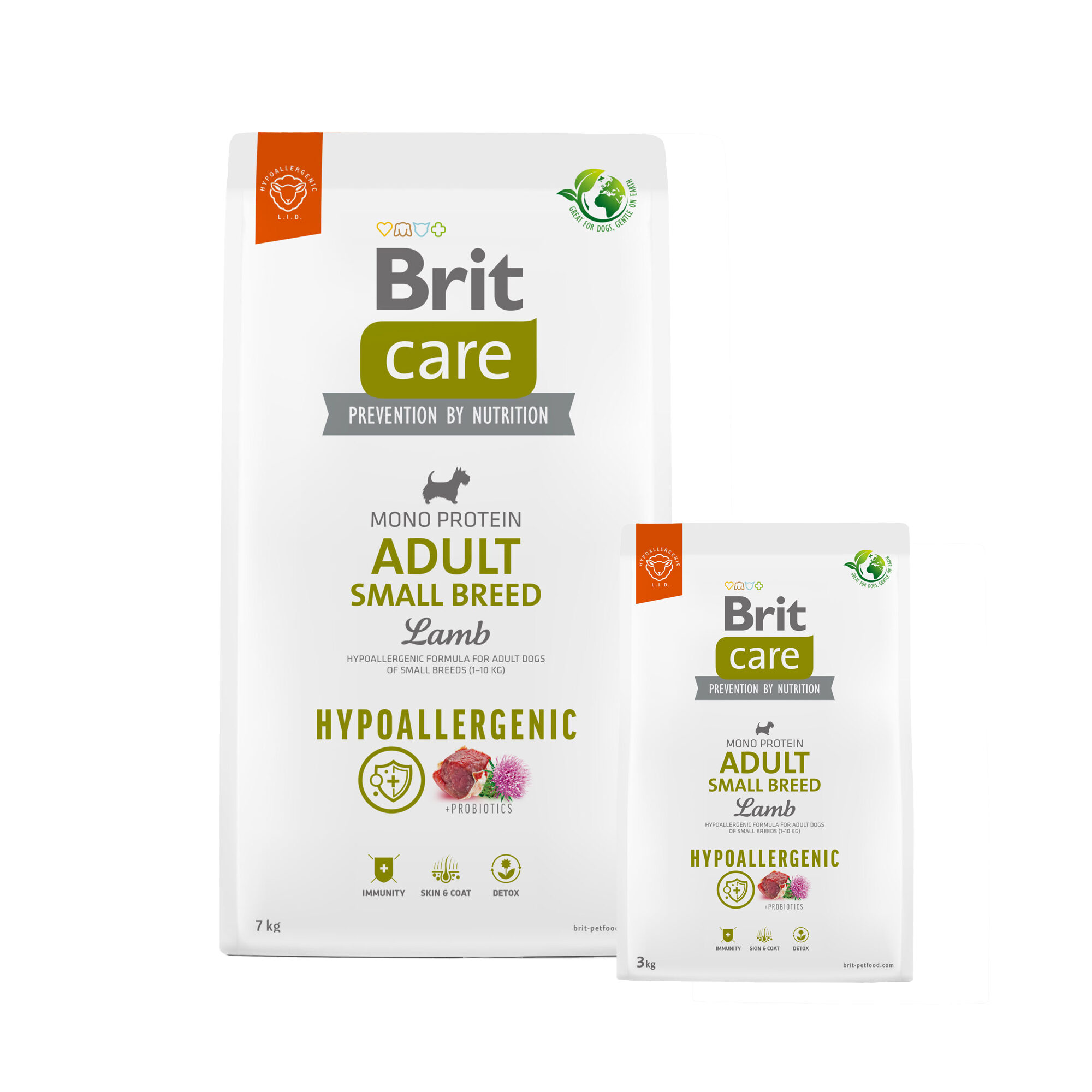 Brit Care - Dog - Hypoallergenic Adult Small Breed - Lamb - 3 kg