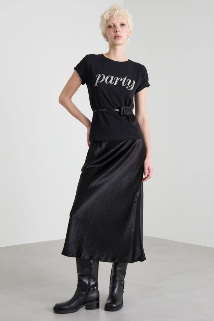 Crystal T-shirt - BLACK