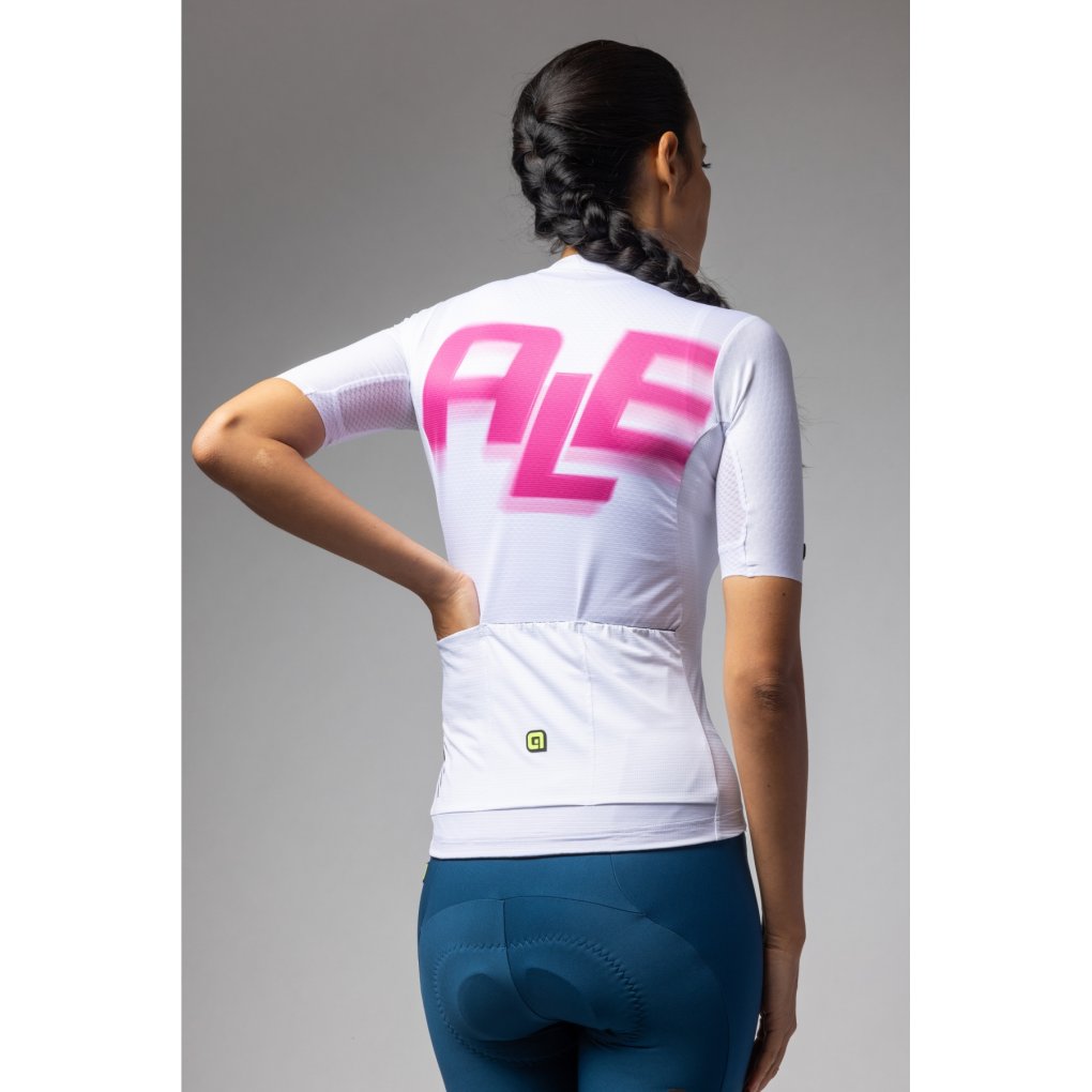 Alé PR-E Sauvage Short Sleeve Jersey Women - white