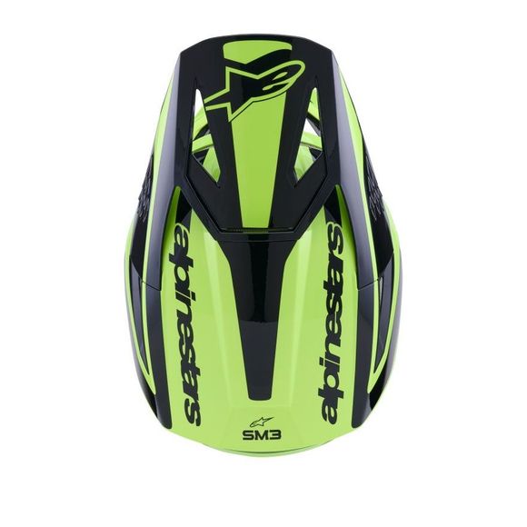Casque cross Alpinestars S-M3 HEAT 2026 - Jaune / NoirRef : AP3967