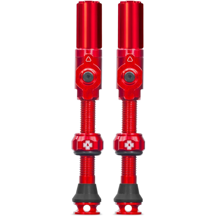 Muc-Off Big Bore Hybrid Tubeless Valves Set (Pair) - red