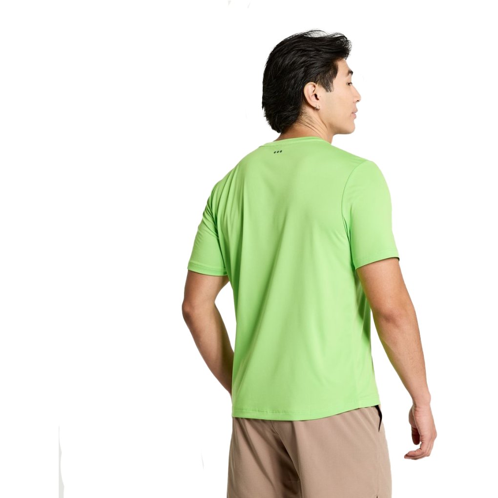 Saucony Explorer Short Sleeve Shirt Men - invader heather graphic