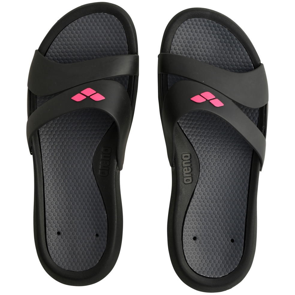 arena Nina Slide Sandals Women - Black-Dark Grey-Black
