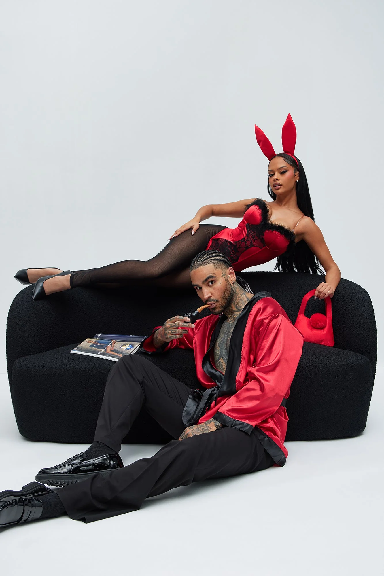 Bachelor Costume - Red/Black