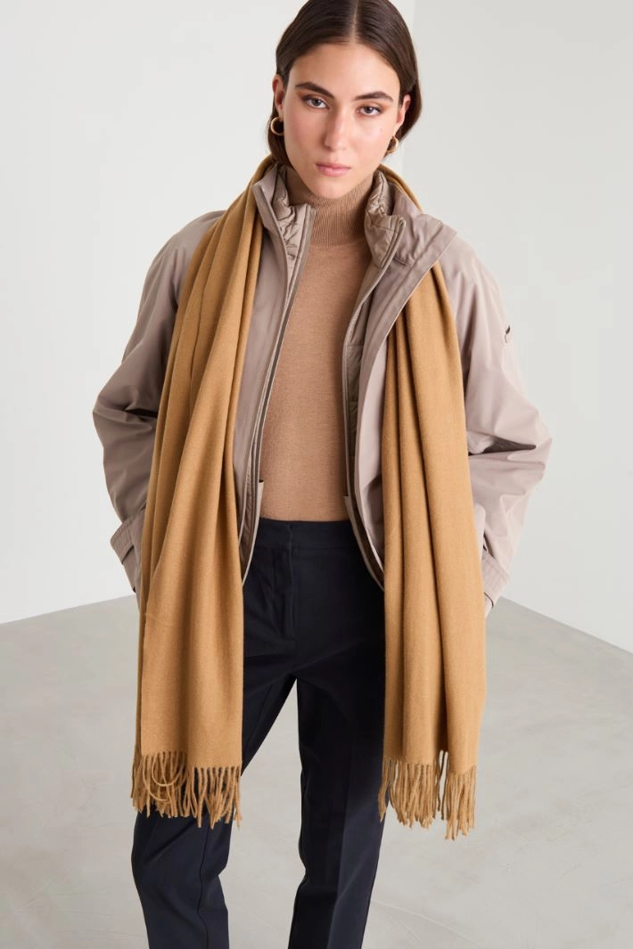 Light cloth scarf - CAMEL