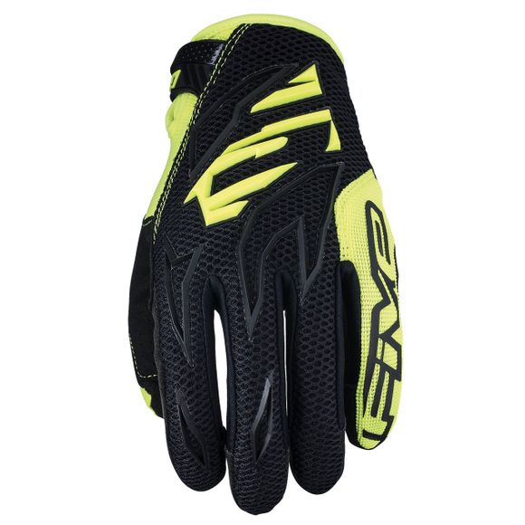 Five MXF3 cross gloves - BLACK FLUO YELLOW 2023 - YellowRef: FV0199