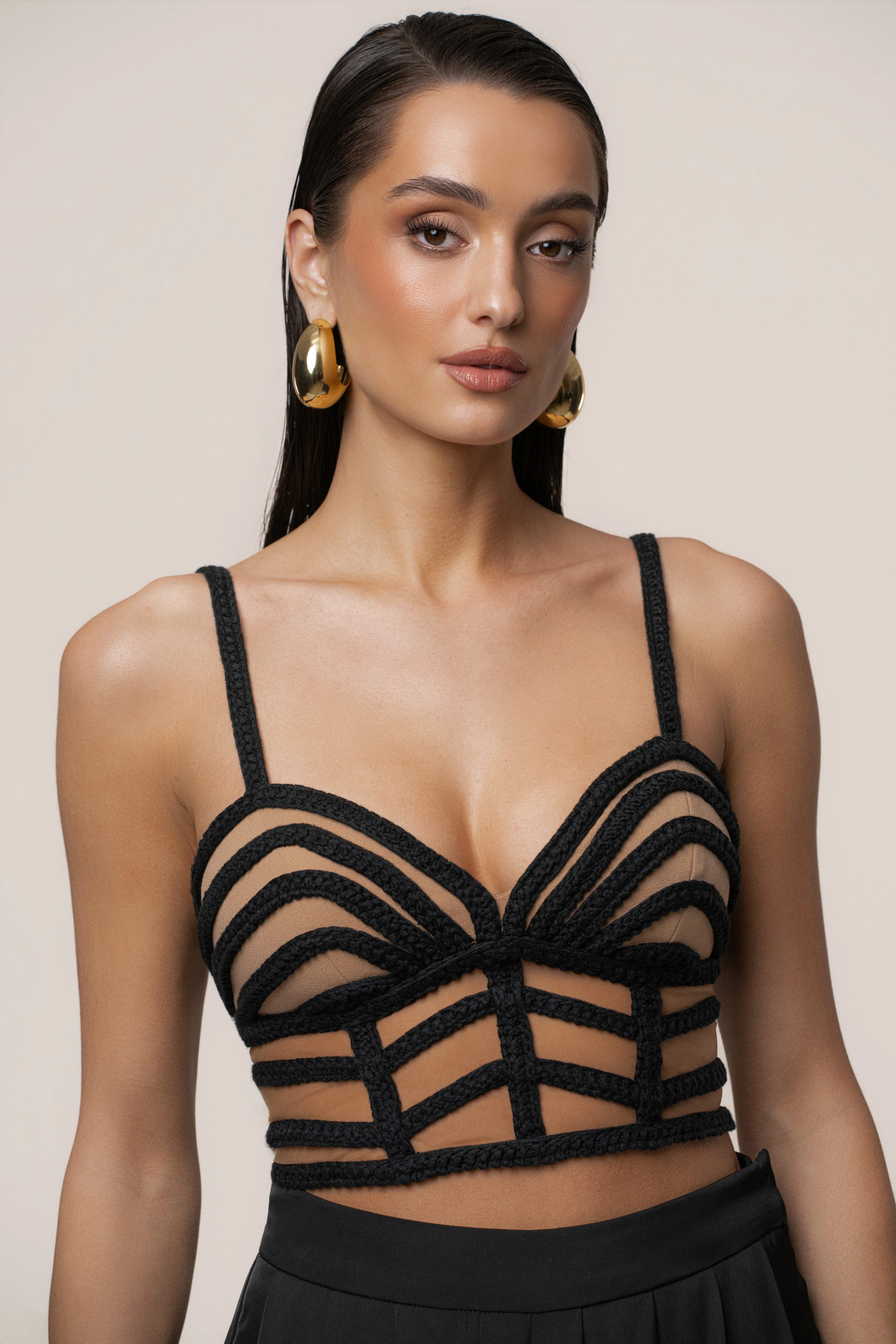 Black Serenity Bay Top