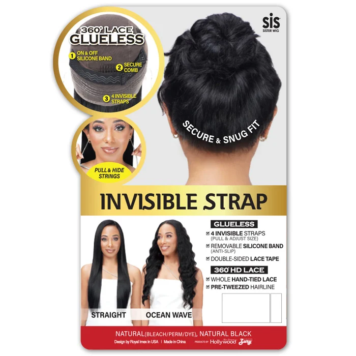 Zury Sis Glueless 360 HD Whole Lace Wig - OCEAN WAVE - 100% Virgin Remy Human Hair