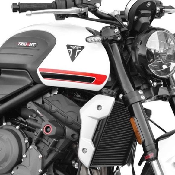 Top Block Crash Bar KIT SAS PADS - BlackTRIUMPH 660 TRIDENT 660 - 2021 - 2025Ref: RLT09