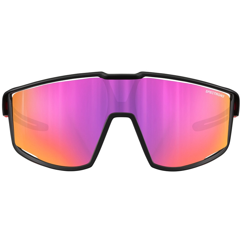 Julbo Fury S Junior Sunglasses - Black / Pink - Pink Flash Spectron 3