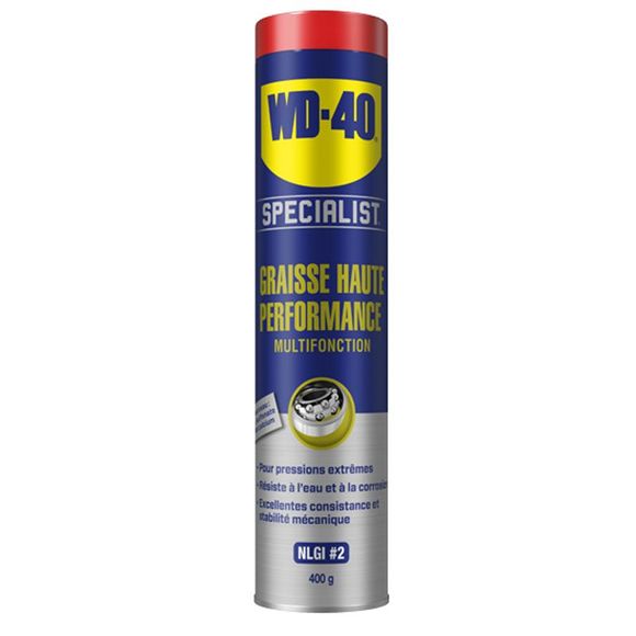 Graisse WD 40 SPECIALIST HP Multifonction Cartouche 400gr UniverselRef : WD0025 / 050204