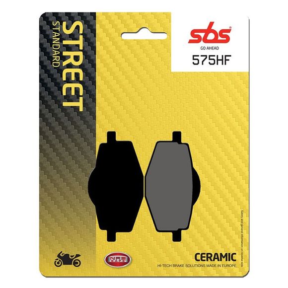SBS 575HF Carbon Ceramic Brake Pads Front/Rear (depending on model)Ref: 575HF / 575000
