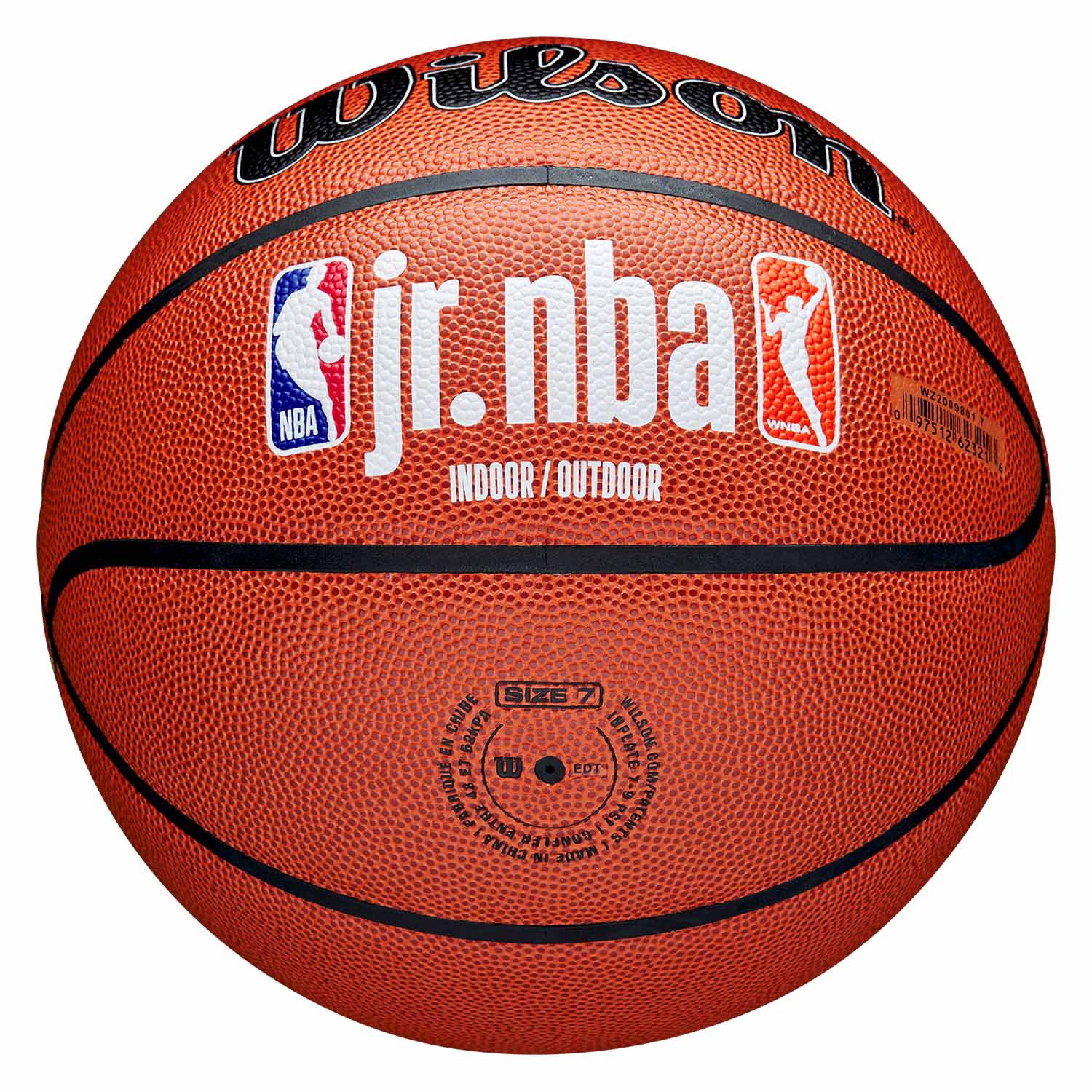 Wilson Jr. NBA Family Authentic Indoor/Outdoor Basketball (Size 6)