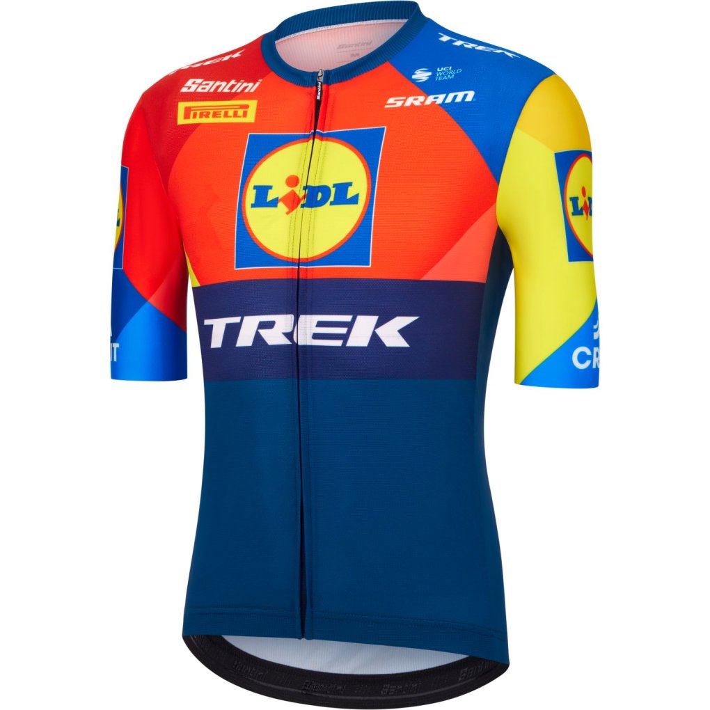 Santini Team Lidl-Trek 2025 Replica S/S Jersey Men RE94175C25LT - print