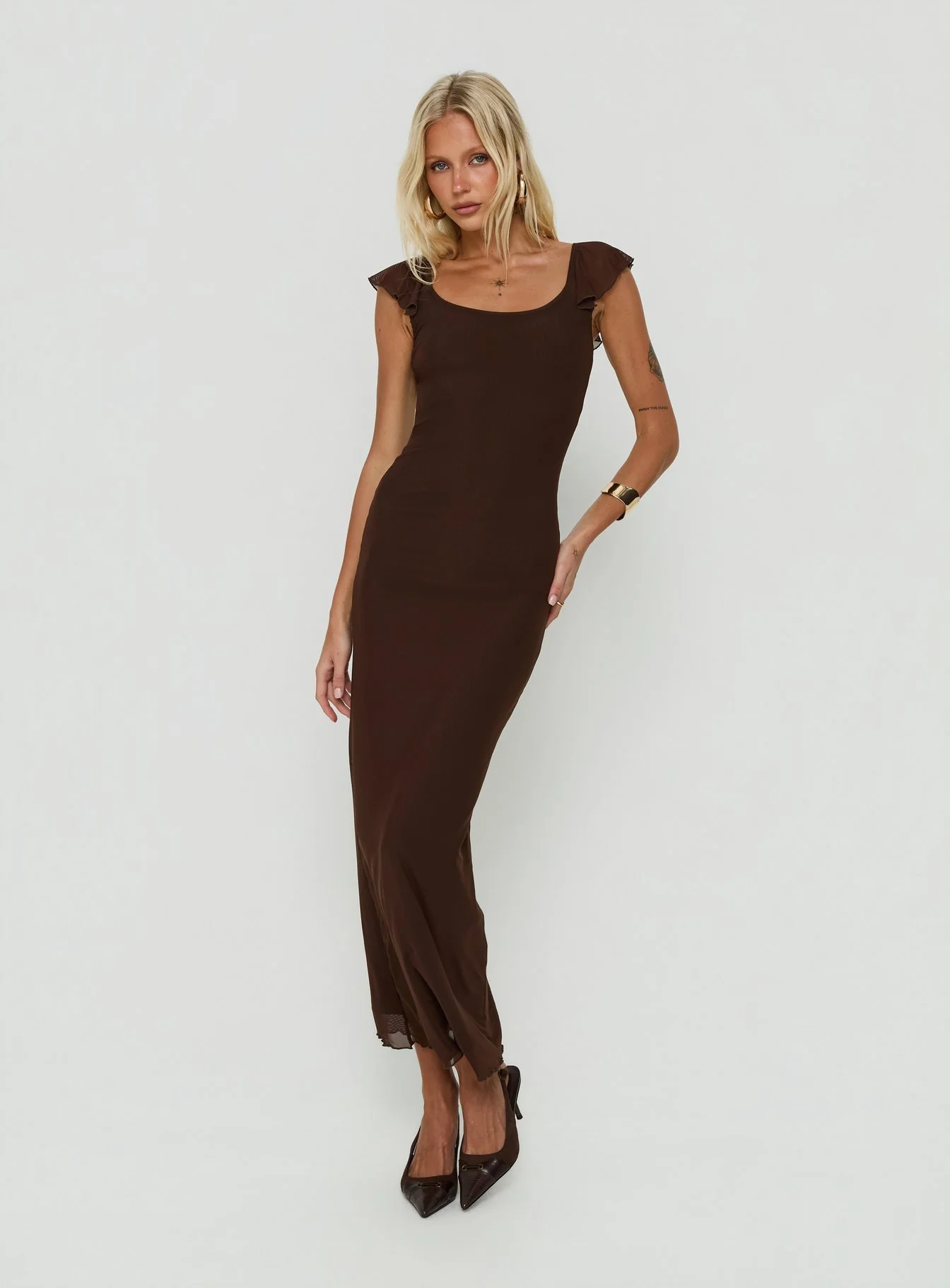 Sandberg Maxi Dress Chocolate