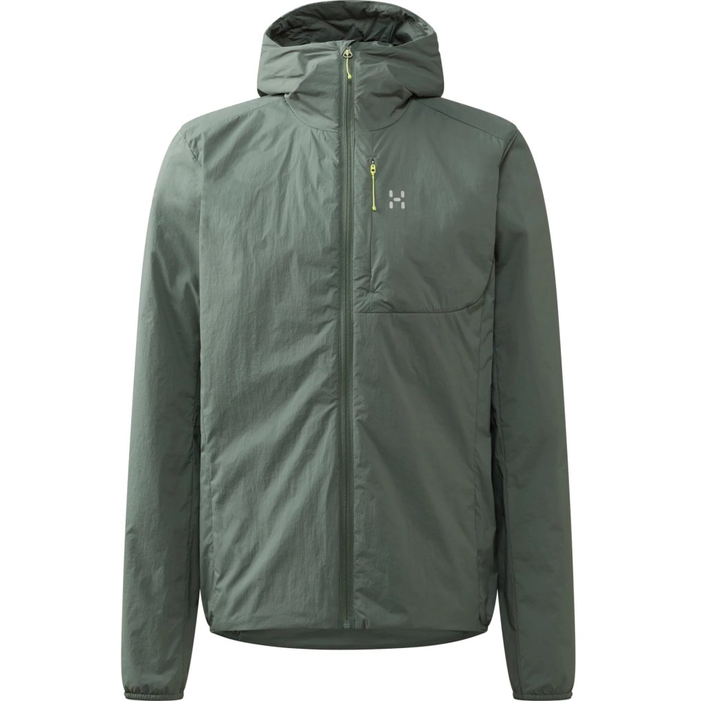 Haglöfs L.I.M Mimic Barrier Hood Jacket Men - chlorophyll green 5YE