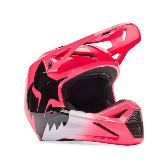 Casque cross Fox V1 - SHIELD - ENFANT - Noir / RoseRef : FX6257