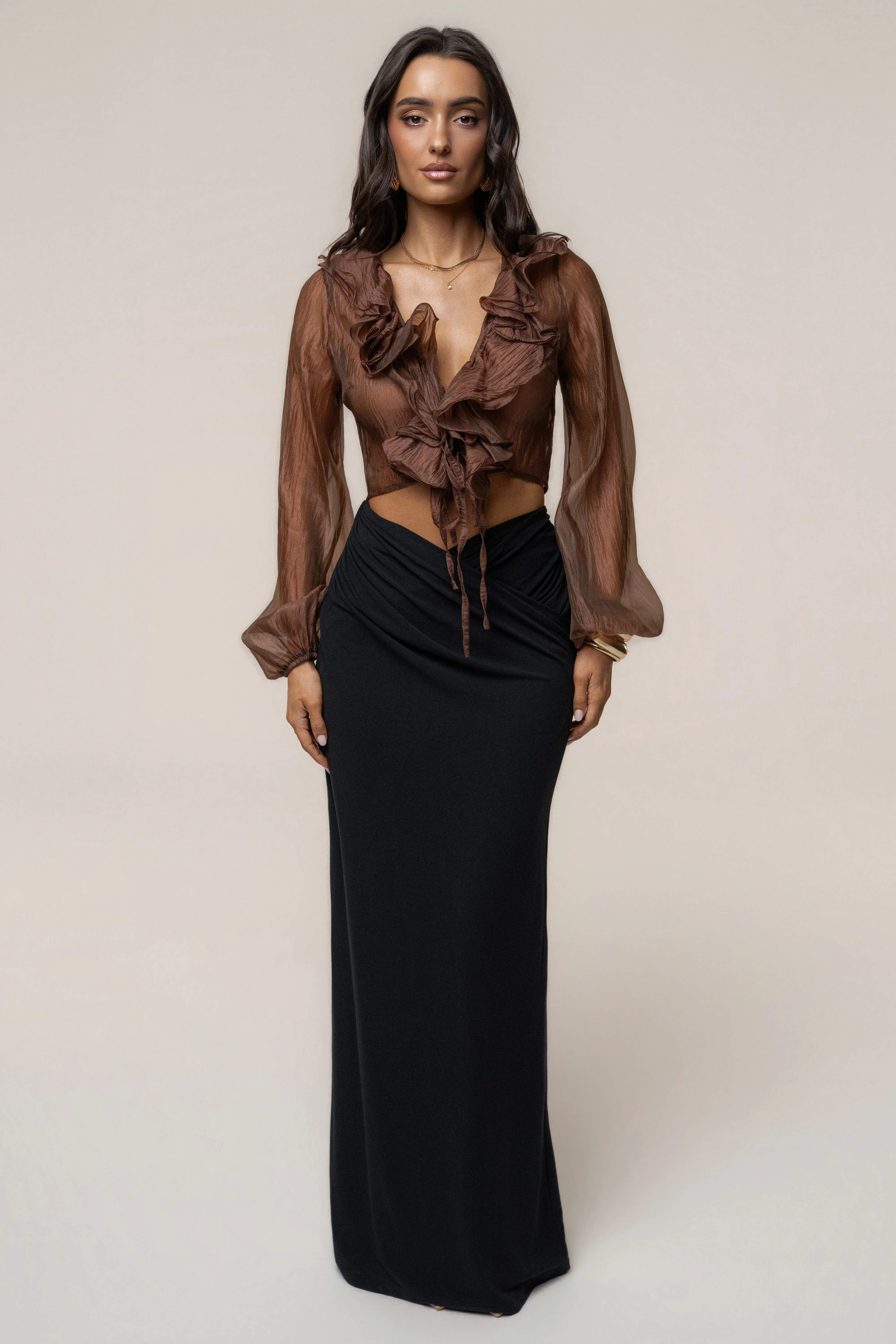 Black Passion Maxi Skirt