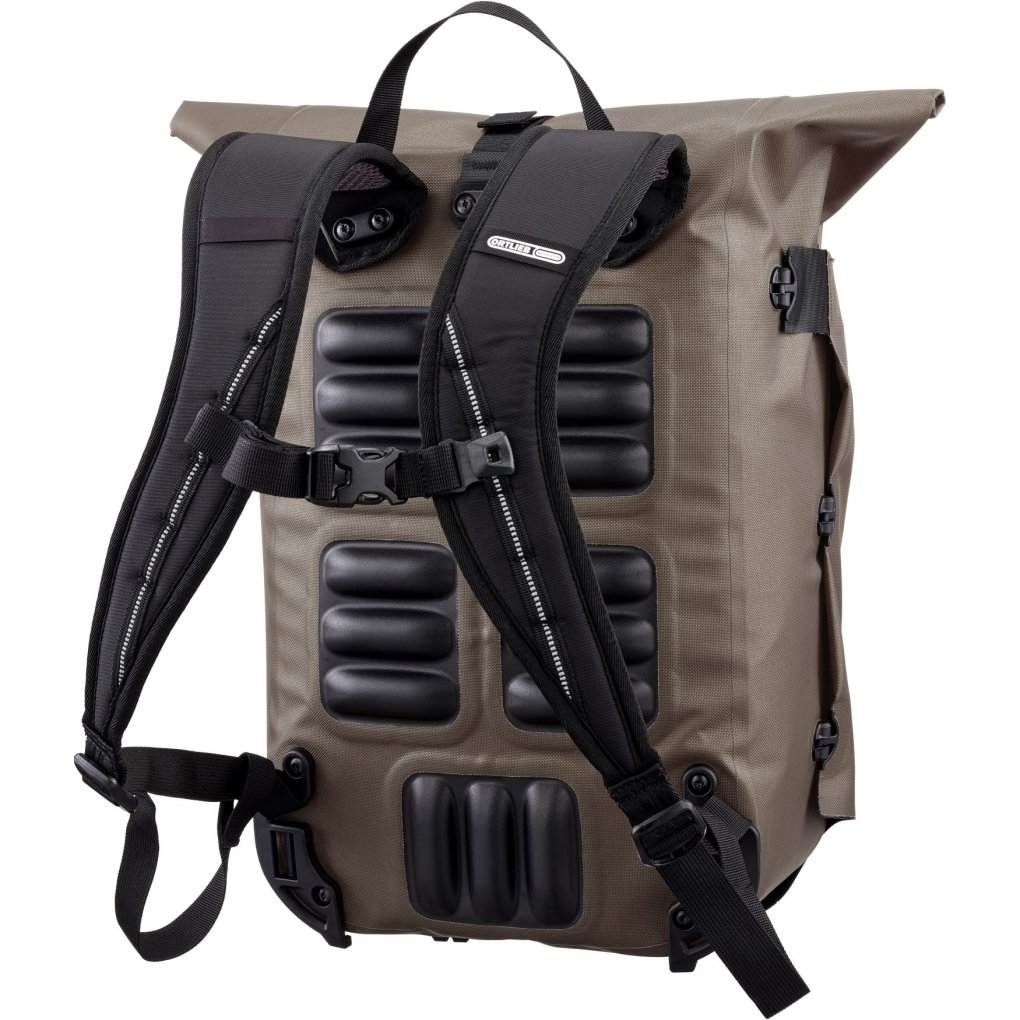ORTLIEB Vario PS QL2.1 Bike Pannier / Backpack - 20L - dark sand